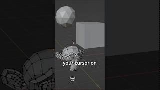 Blender quick tip - switch object in edit mode #blender #tips #tutorial