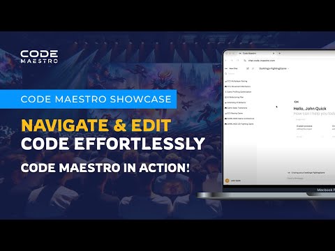 Code Maestro - Navigation and Code Editing Showcase | WEB UI, Early Access