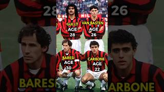 The Iconic AC Milan Squad in 1990 | AGE  #acmilan #footballshorts #shorts