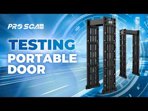Walk-through metal detector | Portable Door - ProScan Global