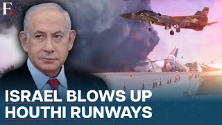 Israeli Strikes Destroy Last Houthi Plane At Yemen's Sanaa Airport | N18G