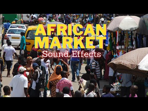 African Market Sound Effect | High Quality & Royalty Free | School of Ambience