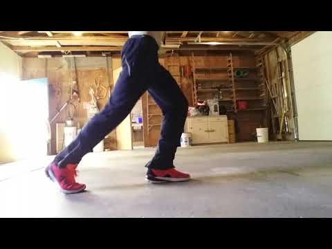 Running Man Shuffle with the Rope