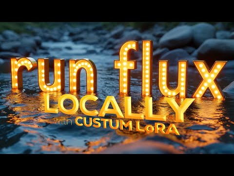 Install FLUX locally in ComfyUi with custom LoRA