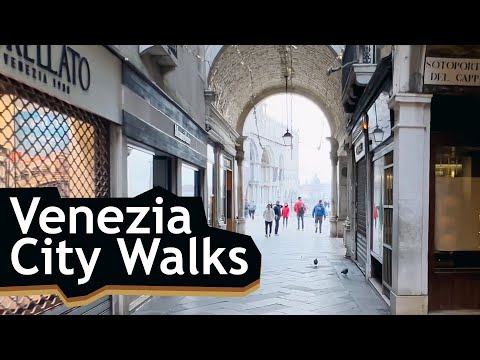 Venice City Walking Tour 4K 2022