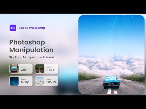 #PhotoManipulation Fantasy Road Above The Clouds Tutorial | Adobe Photoshop
