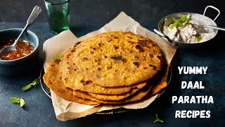 Yummy Daal Pratha Recipe ! Street Foods! Best Street Foods @VillageFoodChannelOfficial