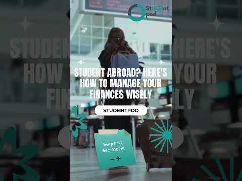 💸✈️ Smart Money Moves Abroad! #motivation #studentpod #highereducation #studentlife