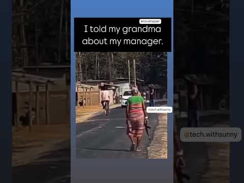 Grandma vs Manager😂 #shorts #techmemes #trendingvideo #viralshorts