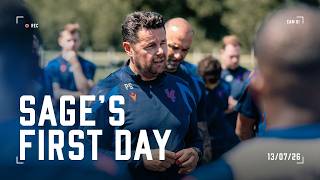 Pierre Sage's First Training Session 💪⏱️ | CCTV