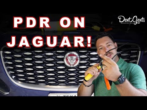 Why Different Tools Are Crucial for Dent Removal – PDR on Jaguar F-Pace Hood