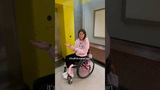 Accessibility FAIL 😅💀 #wheelchairuser #publictransport #disability