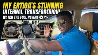 New Seat Covers and Android Music Player for my Ertiga | Maruti Ertiga Internal Modification