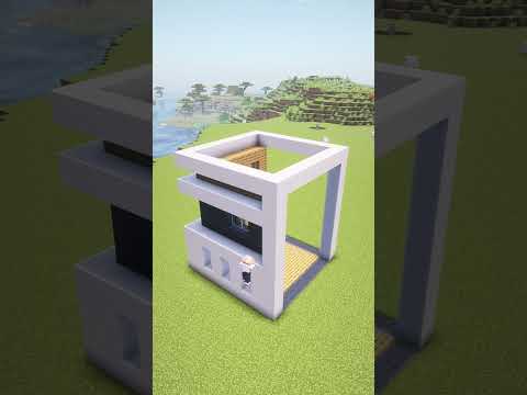 Minecraft Modern house tutorial 🏡✨#viralshort #minecraft #minecrafttutorial