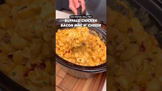 Macro-Friendly, High Protein Buffalo Chicken & Bacon Mac n’ Cheese #shorts
