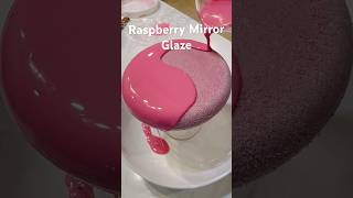 Easy mirror glaze recipe in comments! 👇🏻🍓 #entremet #mirrorglaze #mirrorglazecake