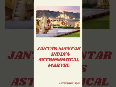 Jantar Mantar - India’s Astronomical Marvel. #jantarmantar #science #astrology #jaipur #travel