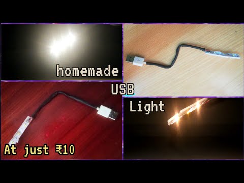 how to make USB Light at home for Just ₹10 😱 | Tech Industry