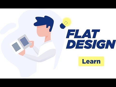 Easy Flat Human Illustration | Reading Concept Illustration (Process!)