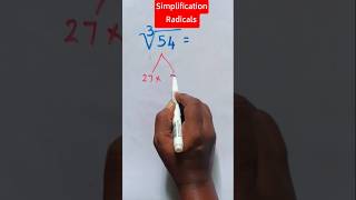 Radicals simplification #maths #mathematics