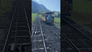 Vintage funicular train🚂📍   Stans,Switzerland#europevlog #stans #switzerland