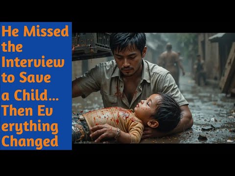 Poor Student Missed His Job Interview to Save a Child | What He Discovered Changed Everything