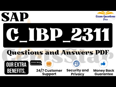 C_IBP_2311 Q and A PDF | SAP Certified Application Associate - SAP IBP for Supply Chain (2311)
