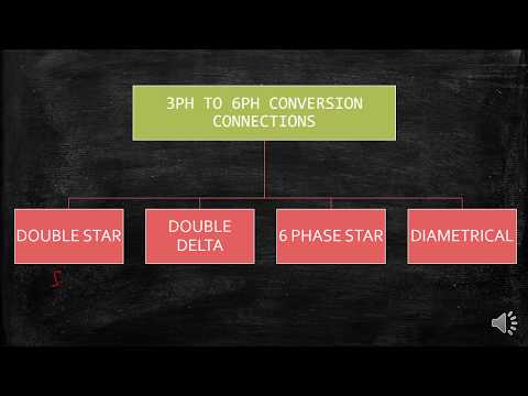 3 PHASE TO 6 PHASE CONVERSION OF SUPPLY USING THREE PHASE TRANSFORMERS
