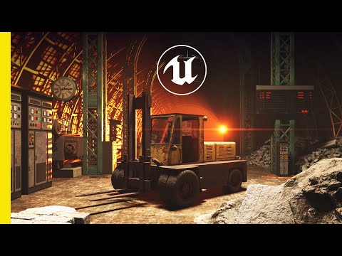 Environment Timelapse in Unreal Engine - One hour shown in 3 minutes