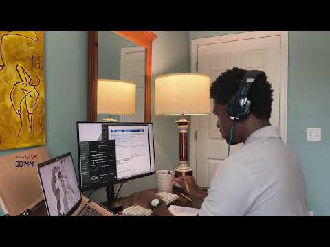 study with me | [40Hz Binaural Beats] | 6 hours | 2025.03.25