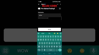 Blum Code Premarket Trading #blum #blumtoken #crypto #cryptocurrency