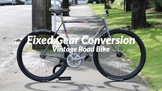 Fixed Gear Conversion - Vintage Road Bike