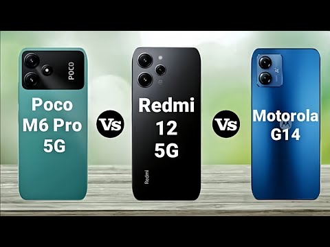 Redmi 12 5g vs Motorola Moto G14 vs Poco M6 Pro 5g #techzoofy
