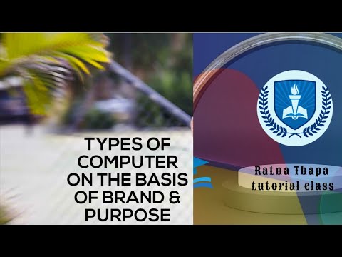 Types of computer on the basis of Brand and Purpose