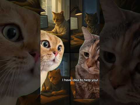 Even cats know what to do...