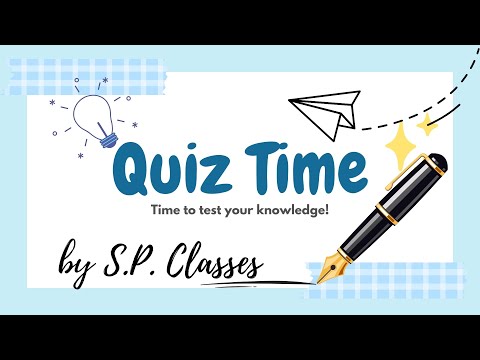 🕒 Quiz Time! | Test Your Biology Knowledge | Class 11 & NEET Prep | SP Classes