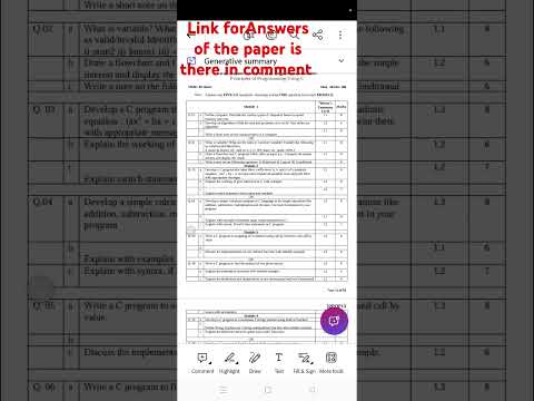 Bpop103-vtu model question paper for 2025 batch students #youtubeshorts #vtu #engineering #important