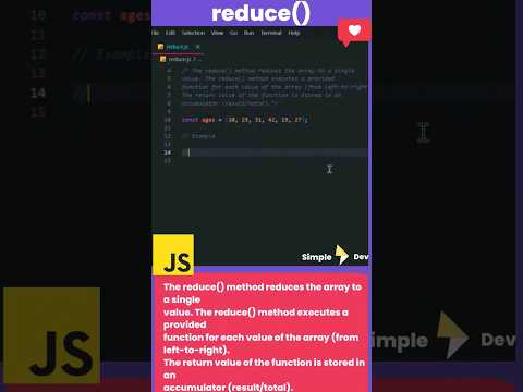 Learn how to use reduce() in Javascript Arrays