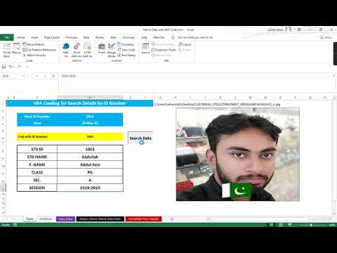 How To Create Search Student In Excel VBA