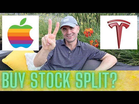 MAKE MONEY on Apple and Tesla STOCK SPLIT?