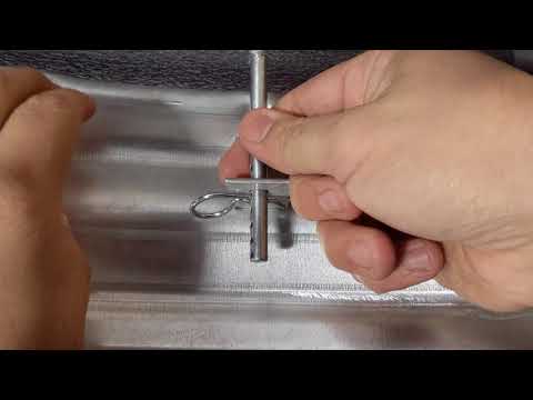 Window Well Cover Locking Pins - www.pcwellcovers.com