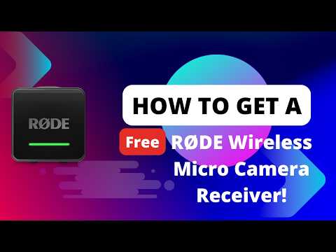 Get RØDE Wireless Micro Receiver for FREE (How To)