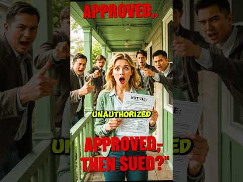 Approved Then Sued—Over Porch Paint! 😳 #shorts #hoadrama #karen