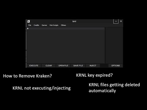 COMMON KRNL FIXES | Fix "Key Expired Issue", Remove Kraken, KRNL not injecting/execute + more