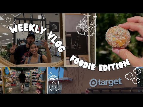 weekly vlog foodie edition | mini donuts, foodland, target, story time