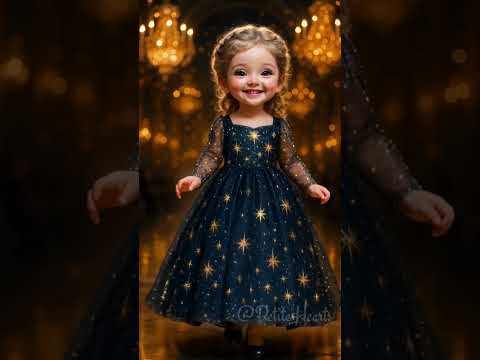 "Even the Stars Watched Her Walk" 👑💫 #shorts #cute #ai #Fashion#shortvideo  @PetiteHearts ​