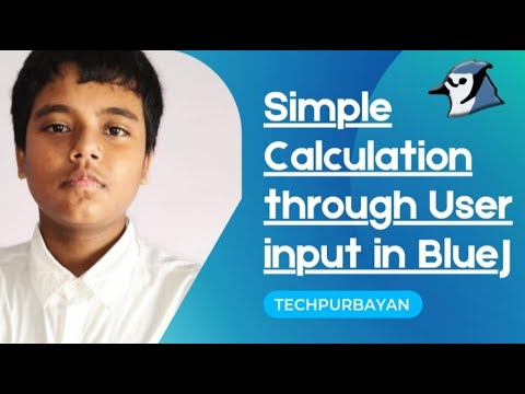 Calculation using input box in BlueJ #TechPurbayan