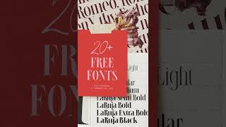 🚨 21 Free Typefaces for Designers – Unlock the Freebies Vault!  #typeface #freefonts #freetype