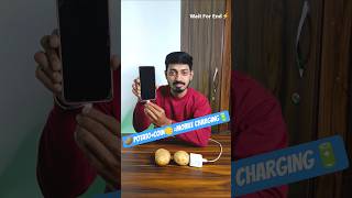 Potato + Coin = Phone Charging?! 🤯⚡|#LifeHacks  #ChargingHack  #ScienceExperiment  #PhoneCharging