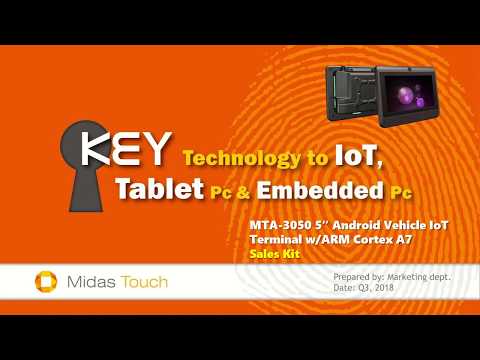 5″ Android Vehicle IoT Terminal w/ARM Cortex A7